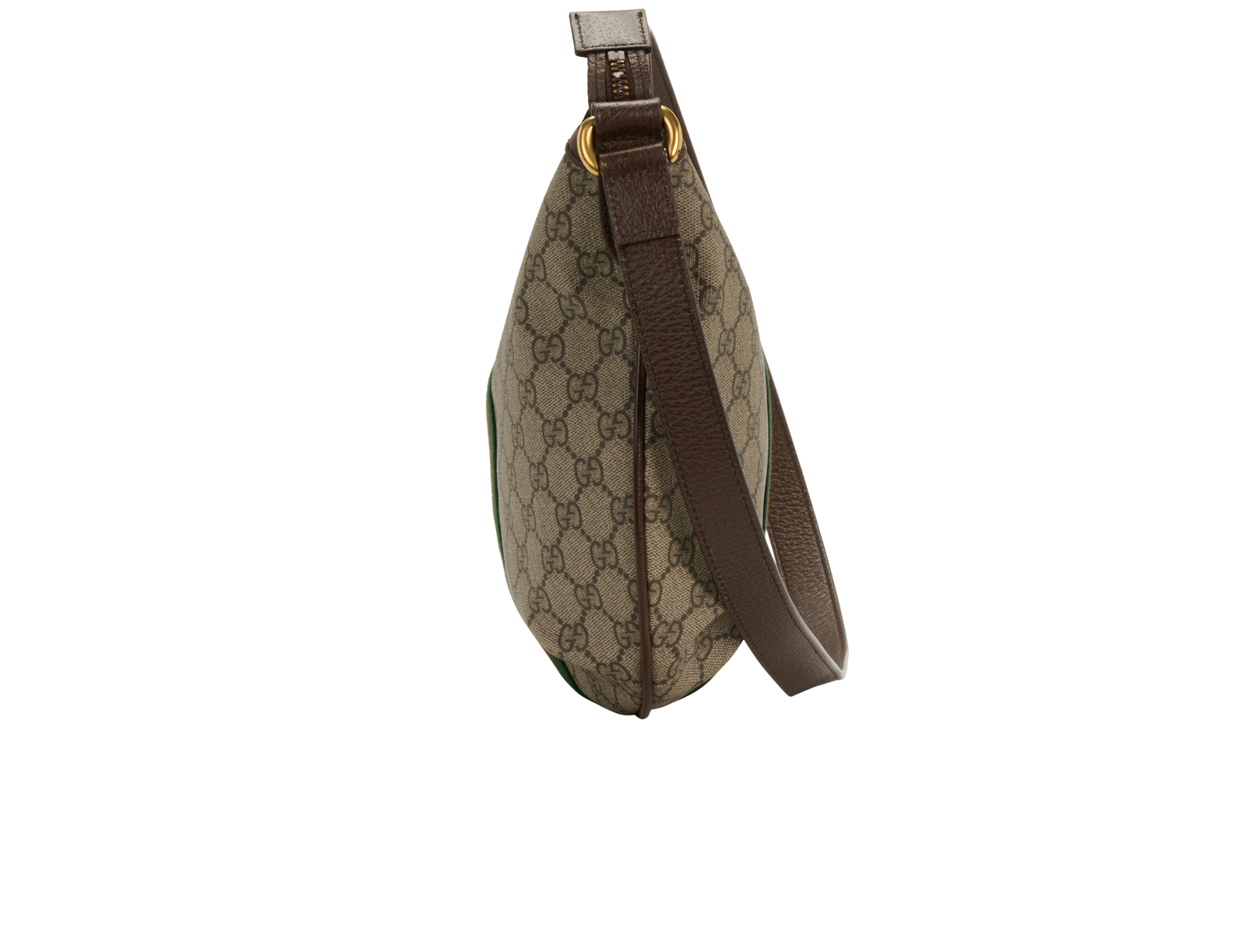 Half Moon Ophedia, &pound;695, Handbags, Beige, Canvas, Bottom view